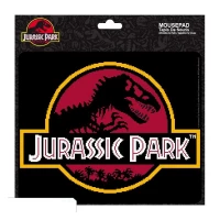 Ilustracja produktu Podkładka pod Myszkę - Jurassic Park - Pixel logo